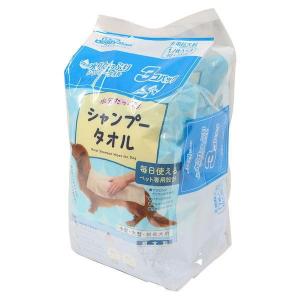 ペット用 ボディシート ドギーマン　ウエットシャンプータオル　犬用　超大判　３個パック｜petyafuupro