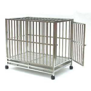 【犬用ケージ】ＰＲＯステンレスケージ　ＬＬ－ＳＳＤ　短面扉 市瀬 犬 ケージ PROステンレスケージ L SSD 短面側ドア : ペット