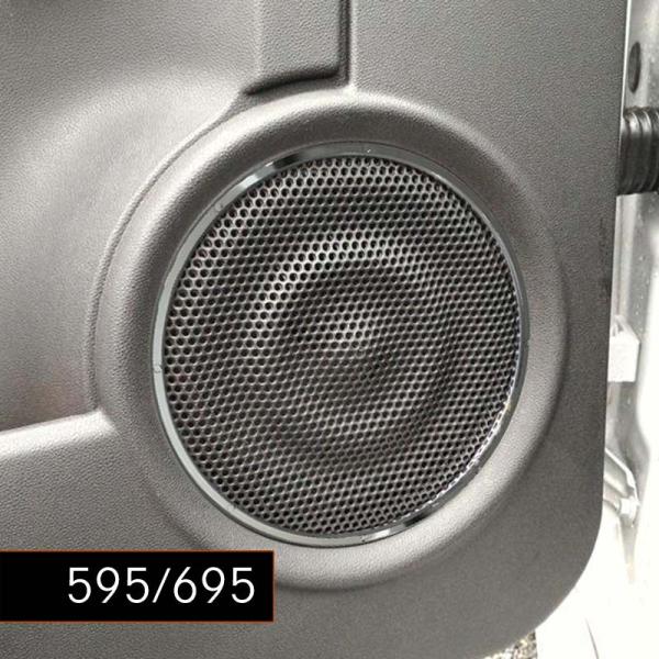 ABARTH F595 F695 グランツ ドアスピーカー リング 2pcs アバルト アクセサリー...