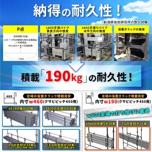 足場コウリツラボ公式 仮置きラック 【手すりに...の詳細画像5