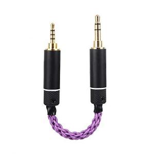 Woodhifi ak8zgg23 オーディオケーブル ステレオケーブル ステレオミニプラグ 2.5mm 4極 →3.5mm 3極 オス-オス 8芯