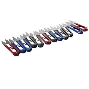 Utoolmart U字型はさみ 縫製トリミングはさみ ニッパー ミニU字型はさみ トリミング 裁縫はさみ U字型 糸切り DIY用品 手作り ハンド