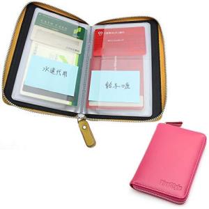 VivoStyle 通帳ケース カードとセット収納 本革製 RFID盗難防止 磁気遮断機能内蔵(0270B) (ローズ)