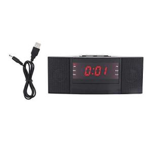 USB目覚まし時計 LEDデジタルAM/FM目覚まし時計ブザーラジオスヌーズスリープタイマー寝室のラジオ付き充電目