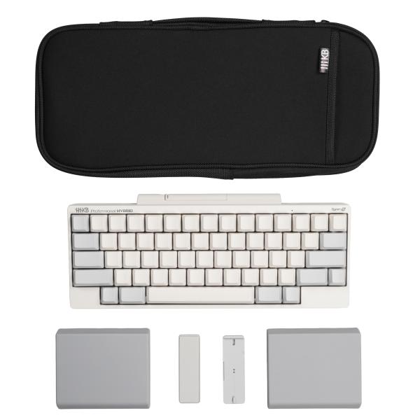 HHKB Professional HYBRID Type-S 英語配列/無刻印「白」フレキシブルワ...