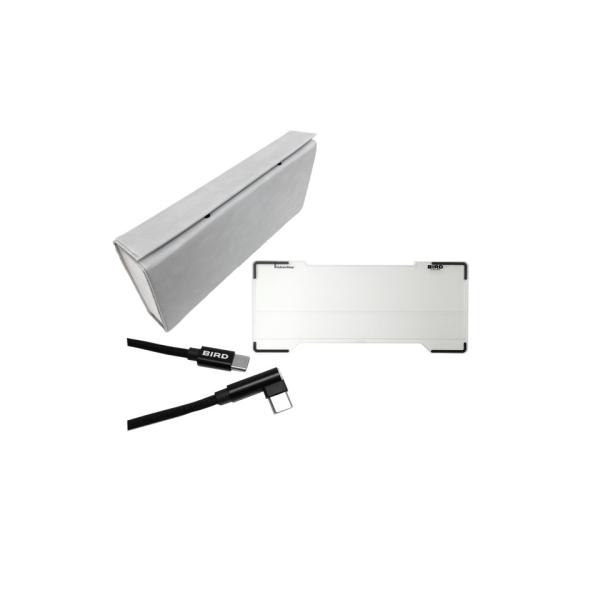 HHKBキャリングセット（キャリーケース（ホワイト）、ブリッジ（フリーザー）、HHKB接続 Type...