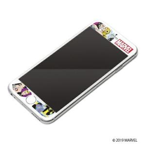 アウトレット iPhone8 iPhone7 iPhone6s iPhone6 衝撃軽減 液晶保護フィルム ロゴ POP PG-DHF194MVL