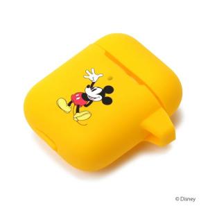 アウトレット Air Pods充電ケース用　シリコンカバー ミッキーマウス
