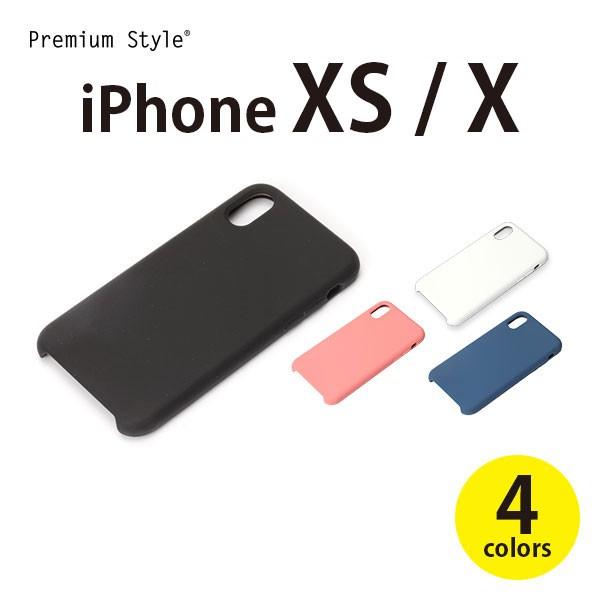 アウトレット iPhone XS X ケース カバー ブラック ホワイト ピンク ネイビー 黒 白 ...