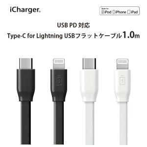 USB Type-C & Lightning USBケーブル 1m 充電｜pg-a