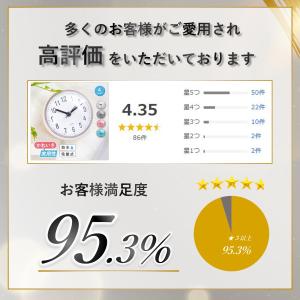 防水時計 お風呂 バスクロック 壁掛け時計 お...の詳細画像2