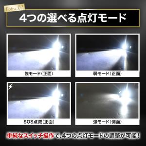 ヘッドライト 充電式 led usb ワイド ...の詳細画像4
