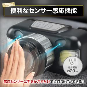 ヘッドライト 充電式 led usb ワイド ...の詳細画像5