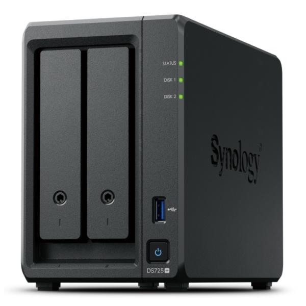 【3年先出保証付き】 Synology DS725+(Ryzen R1600/8TB×2/タワー) ...