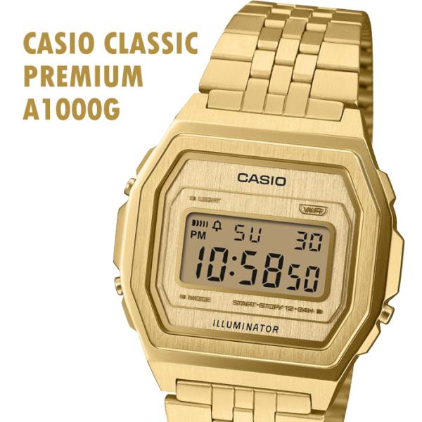 CASIO “Casio Cllassic PREMIUM” A1000G-9JF ゴールド　カシオ...