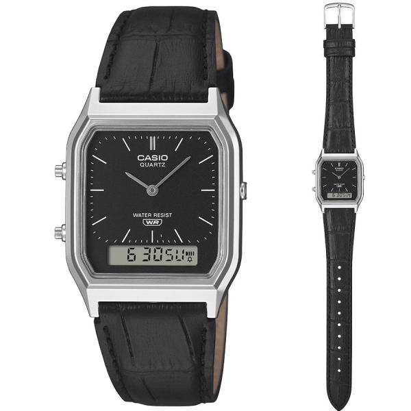 国内正規保証　CASIO “CLASSIC” AQ-230EL-1AJF　シルバー x ブラック 　...