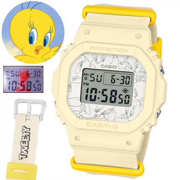 CASIO &quot;Baby-G&quot; BGD-565TW-5JR　TWEETY Collaboration ...
