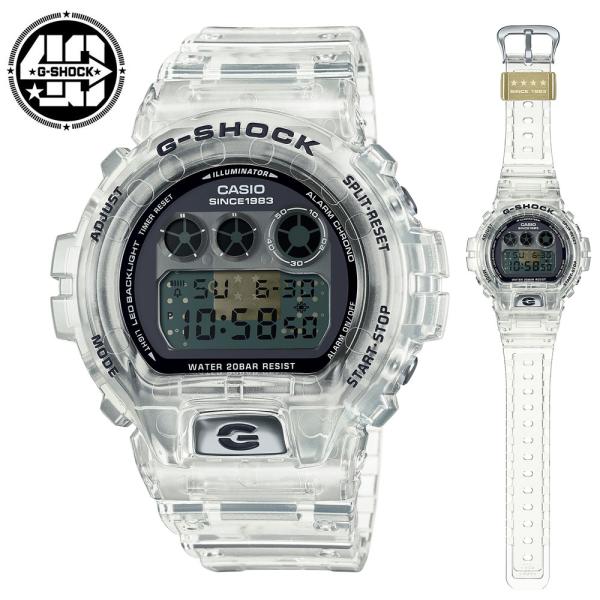 CASIO “G-SHOCK” DW-6940RX-7JR　Gショック40周年限定モデル　スケルトン...