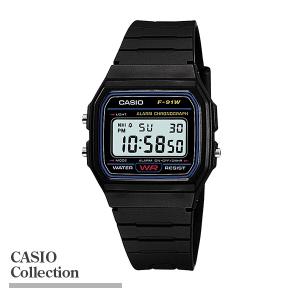 国内正規保証　CASIO Collection F-91W-1JH ブラック　スタンダードデジタル カシオ　ストップウォッチ オートカレンダー チプカシ　国内正規品　ユニセックス｜PGQ STORE