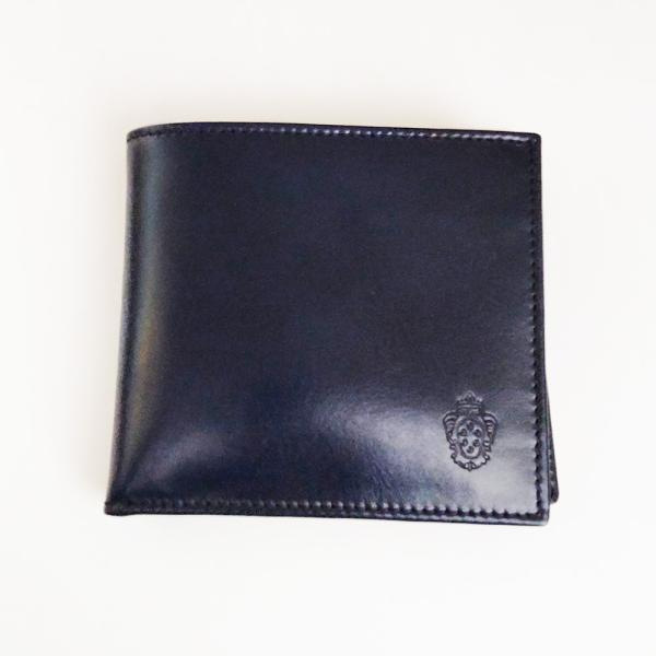 イ・メディチ　I MEDICI 609-Unisex wallet 　NAVY - ネイビー　2つ折...