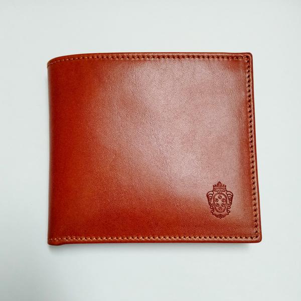イ・メディチ　I MEDICI 609-Unisex wallet  TAN - タン　2つ折り小財...