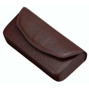 FG-6　メガネケース　マジックテープ式　鼻あて付　FG-6　チャ