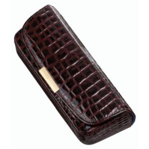 FG-8　メガネケース　ホック式　鼻あて付　FG-8　チャ