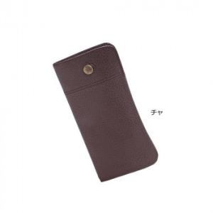 B-7　メガネケース　差し込み式　チャ