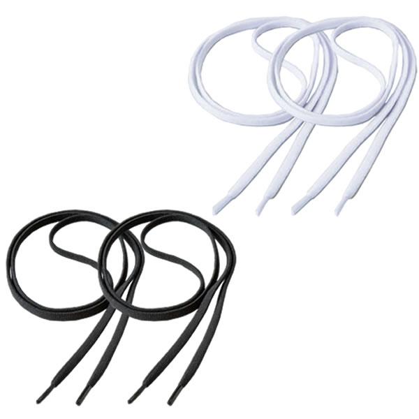 のびてフィットする靴ひも　白×2