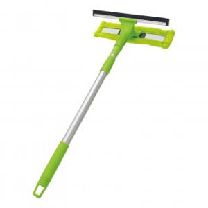 伸縮式のワイパーモップ ワイパーモップ、掃除モップ、窓拭き、ハンディモップ、網戸掃除、窓掃除、水切り...