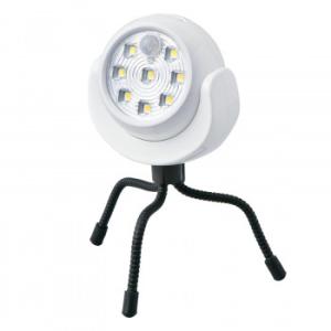 くねくね三脚付きLEDセンサーライト 防水 人感 電池式 どこでも 室内 ライト センサーライト キ...