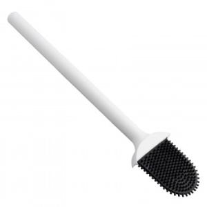 スマートなトイレブラシ 省スペース トイレ 便器ブラシ 衛生的 柔らかい 掃除ブラシ