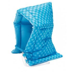 ナカバヤシ　防災ずきん(チェック柄)　BZ-102　(B)ブルー・447870