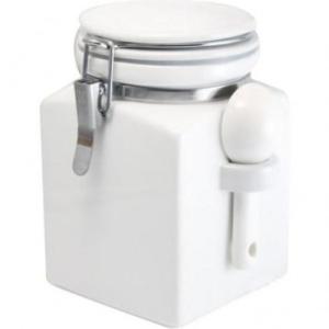 ZERO JAPAN　スクエアキャニスターM　陶製スプーン付　SCS-43