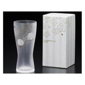 ザ・プレミアムニッポンテイスト　プレミアム桜　泡づくりグラスM　310ml　6467