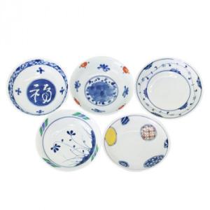 西海陶器 染錦絵変り 多用鉢揃 31752