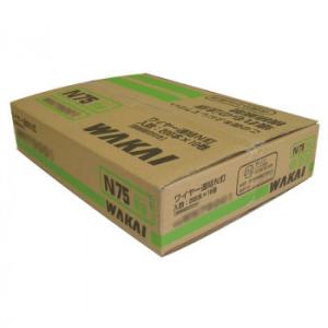 (W)ワイヤー N釘 N75 黄緑 200本/...の詳細画像1