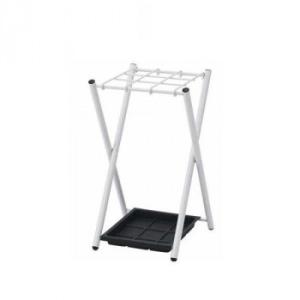 ナカバヤシ 傘立て コンパクトタイプ 9本用　ホワイト・ASD-S9-W