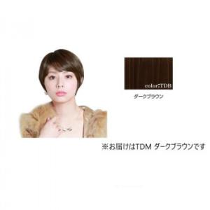 プリシラ オールウィッグ ノーブルショートボブ A-691 耐熱　TDB・ダークブラウン