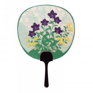 日本製(MADE IN JAPAN)  飾りうちわ 秋苑 1023