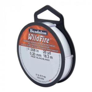 Beadalon(ビーダロン) WildFire (ワイルドファイヤー) ビーズステッチ専用糸 ホワ...