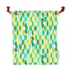 はらぺこあおむし　和雑貨　巾着(小)　やがすり　CKEC0013-2