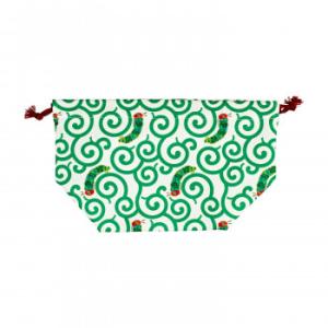 はらぺこあおむし　和雑貨　ランチ巾着　からくさ　CKEC0014-1