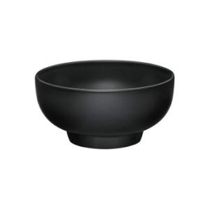 西海陶器 コモン 汁椀 黒 13855