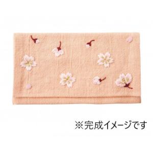 フランス刺しゅうキット 花言葉のたしなみポーチ さくら 9086