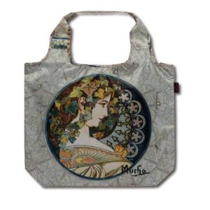 ユーパワー  名画クーラーエコバッグ　ミュシャ「蔦」  AE-01504