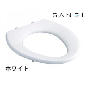 三栄水栓　SANEI　前丸便座用座　PW903-2　ホワイト・W