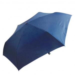 藤田屋 紳士大判折りたたみ傘 70cm 無地 ネイビー M70-1958