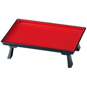 福井クラフト　7寸ミニ膳 朱(折足式) 51011810