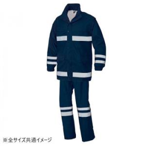 船橋(フナハシ)　レインウェア  安全レイン  FS-6000  ネイビー  Ｍ